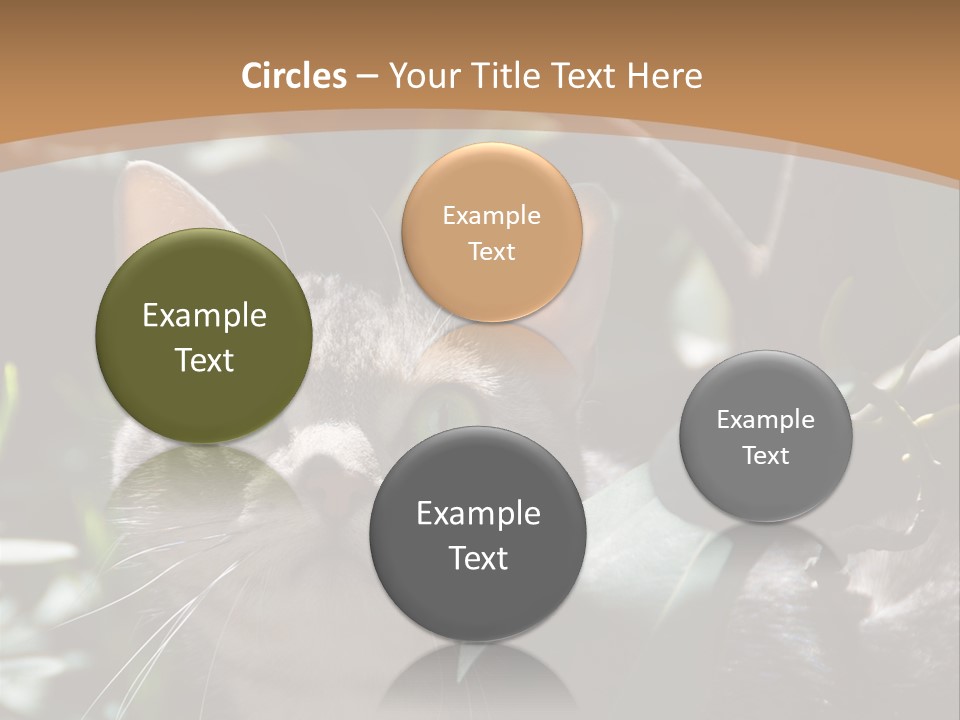 Green Creature Hair PowerPoint Template