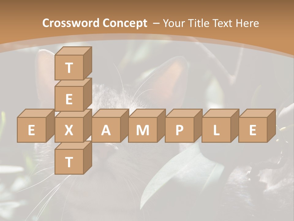 Green Creature Hair PowerPoint Template