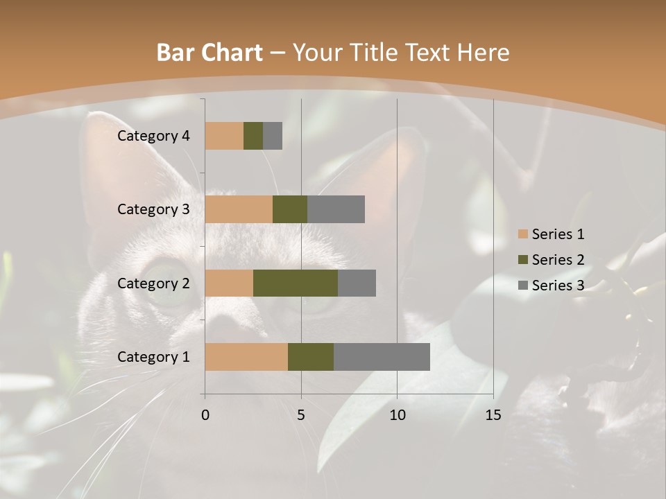 Green Creature Hair PowerPoint Template