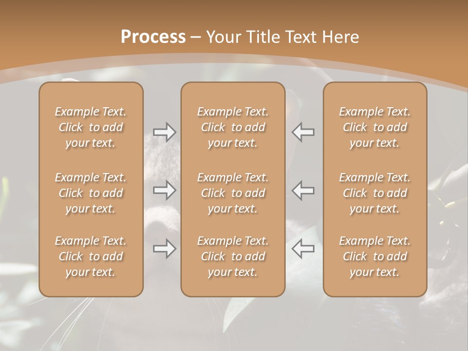 Green Creature Hair PowerPoint Template