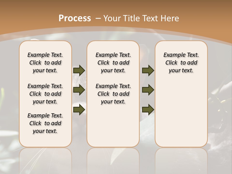 Green Creature Hair PowerPoint Template
