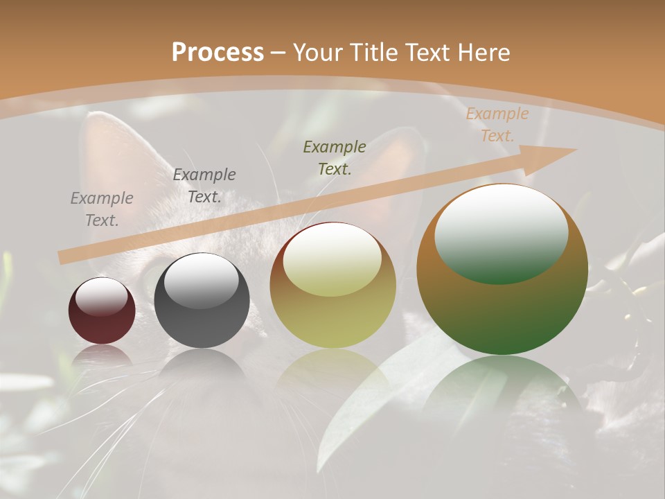 Green Creature Hair PowerPoint Template