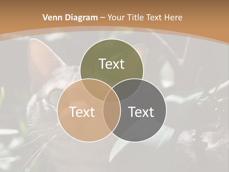 Green Creature Hair PowerPoint Template