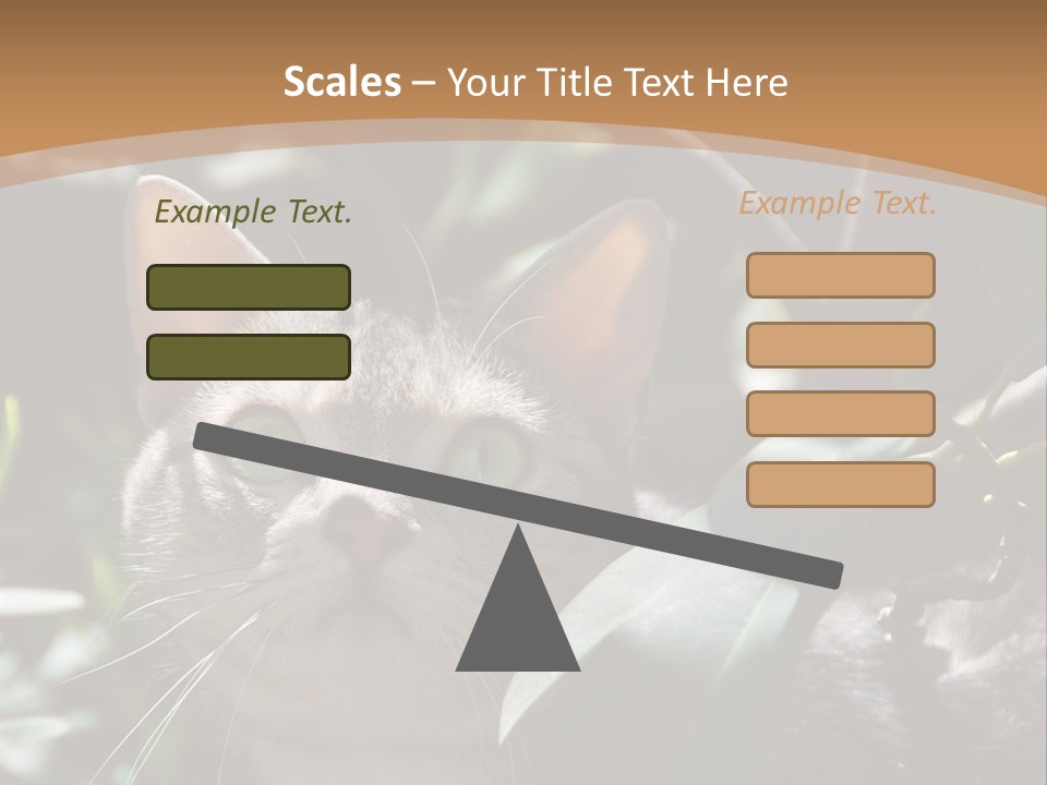 Green Creature Hair PowerPoint Template
