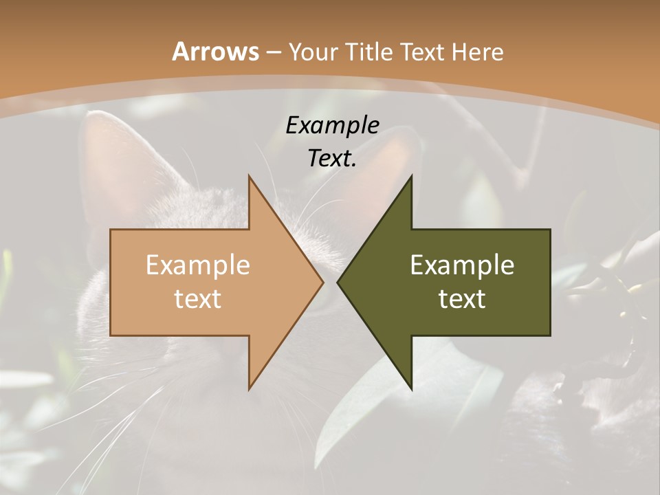 Green Creature Hair PowerPoint Template