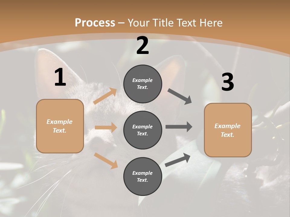 Green Creature Hair PowerPoint Template