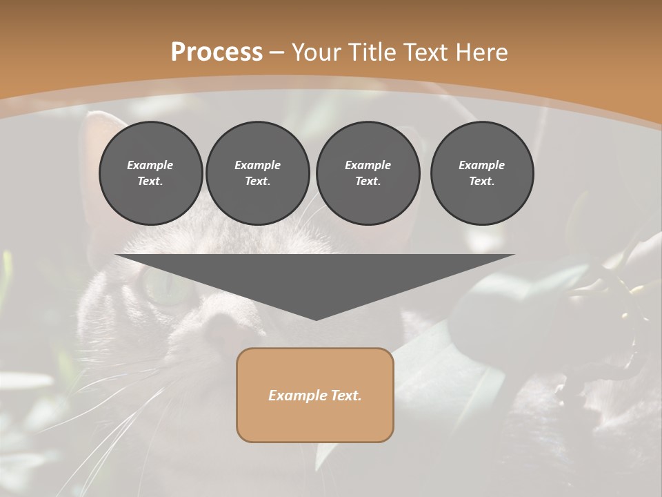 Green Creature Hair PowerPoint Template