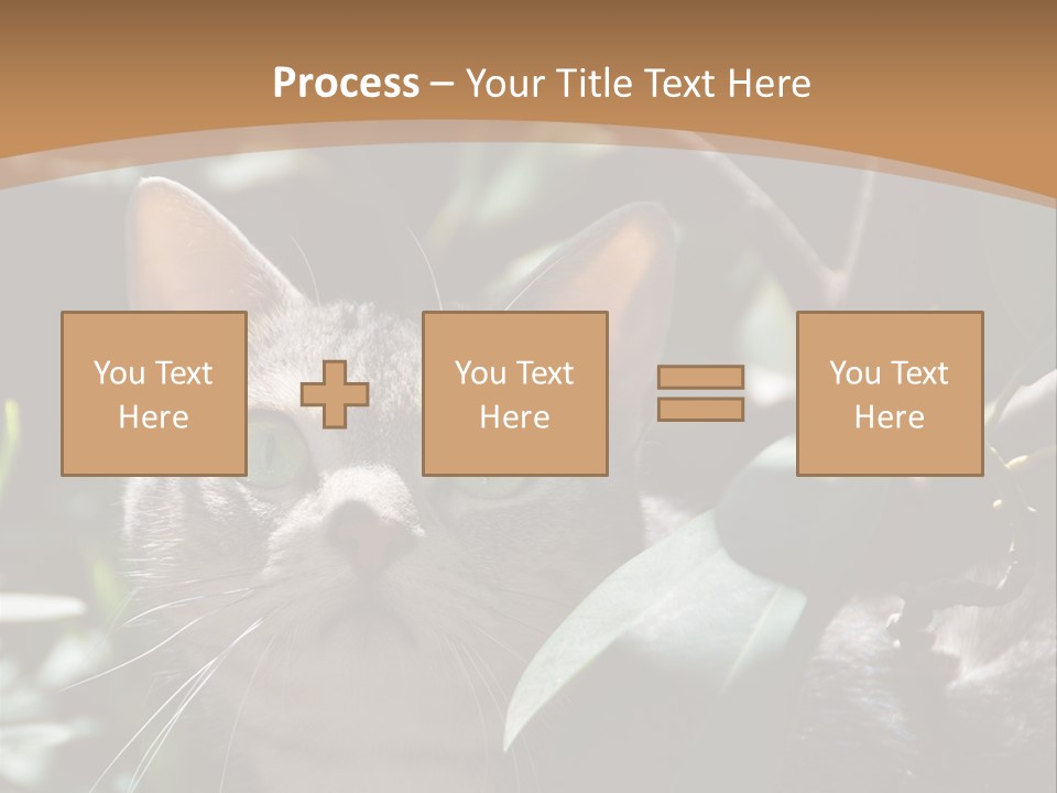 Green Creature Hair PowerPoint Template