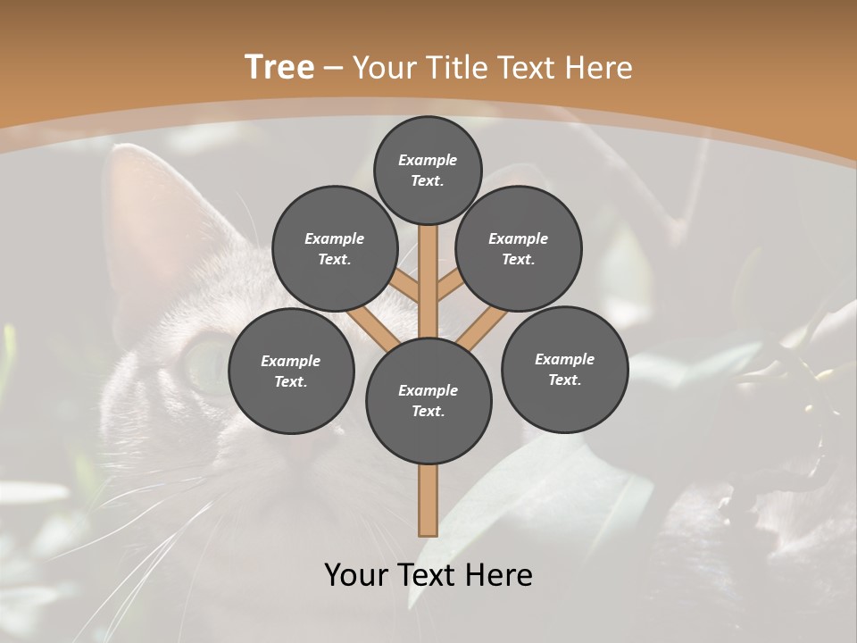 Green Creature Hair PowerPoint Template