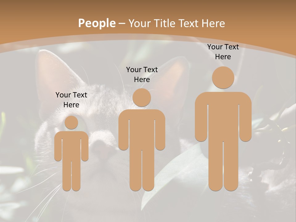 Green Creature Hair PowerPoint Template