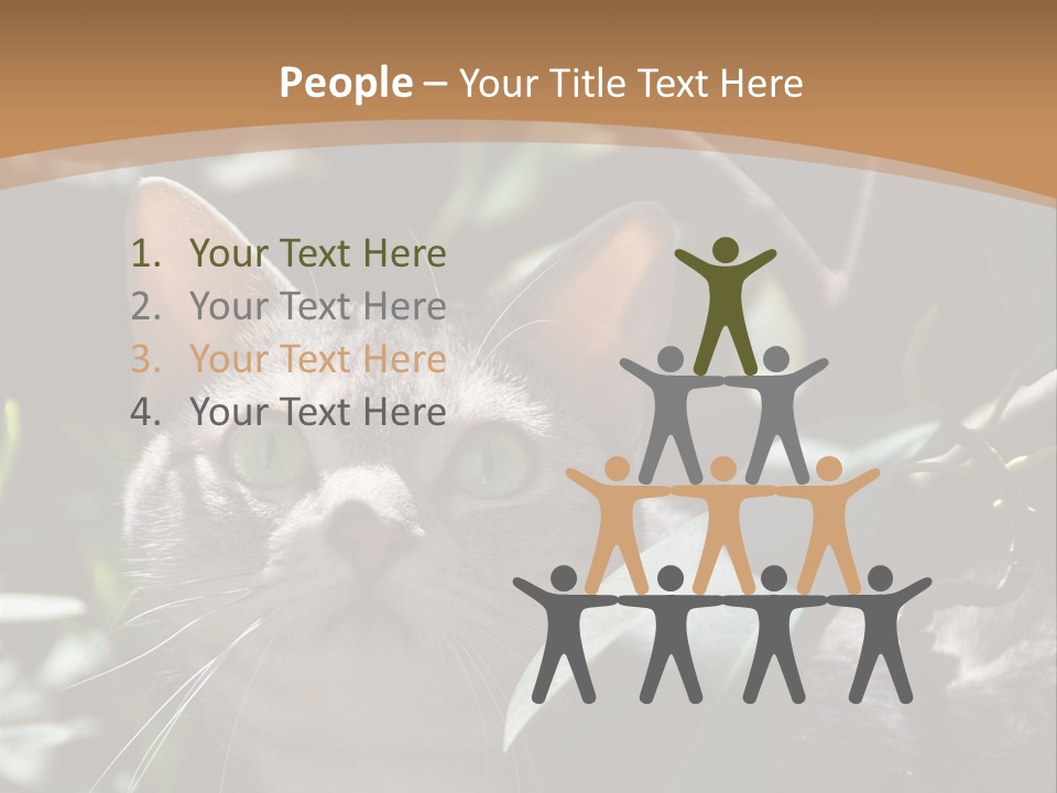 Green Creature Hair PowerPoint Template