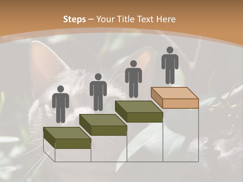 Green Creature Hair PowerPoint Template