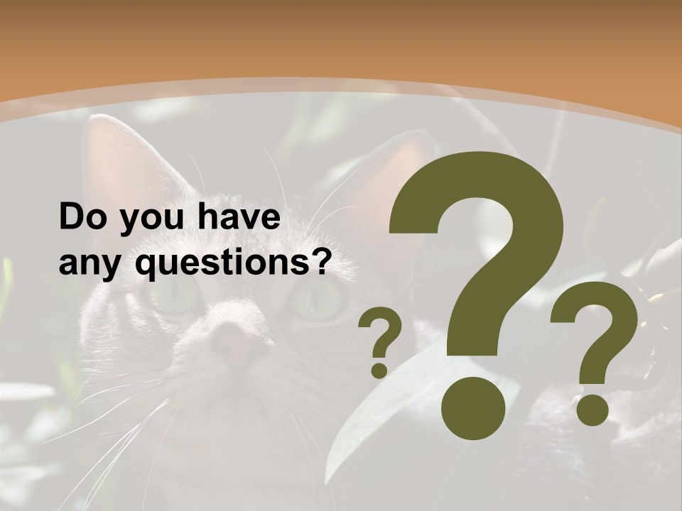 Green Creature Hair PowerPoint Template