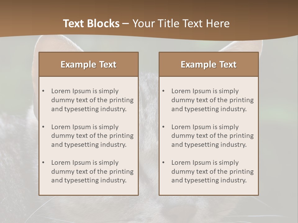 Ears Eyes Nature PowerPoint Template