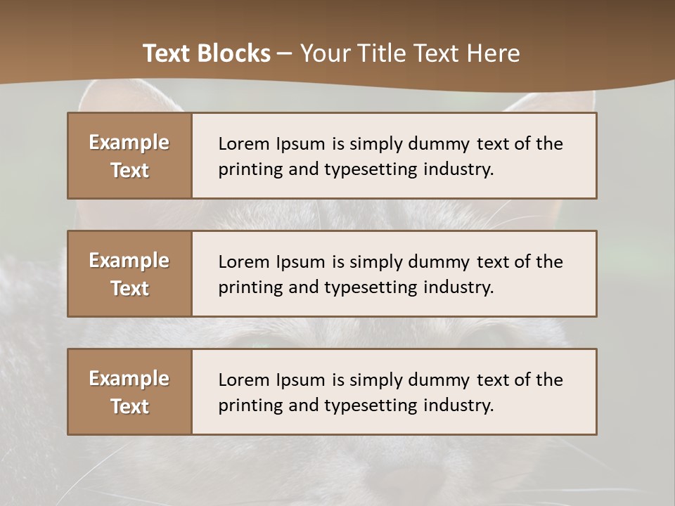 Ears Eyes Nature PowerPoint Template