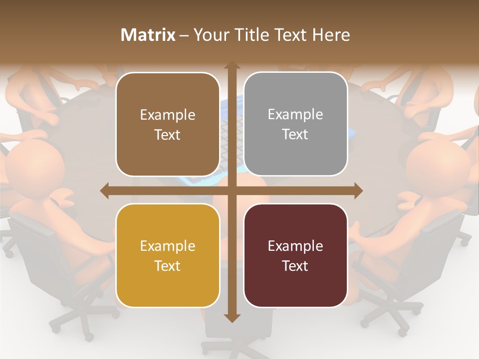 Computer Teamwork Meet PowerPoint Template