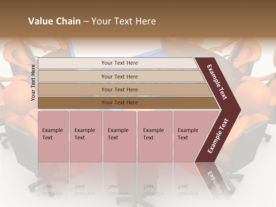 Computer Teamwork Meet PowerPoint Template