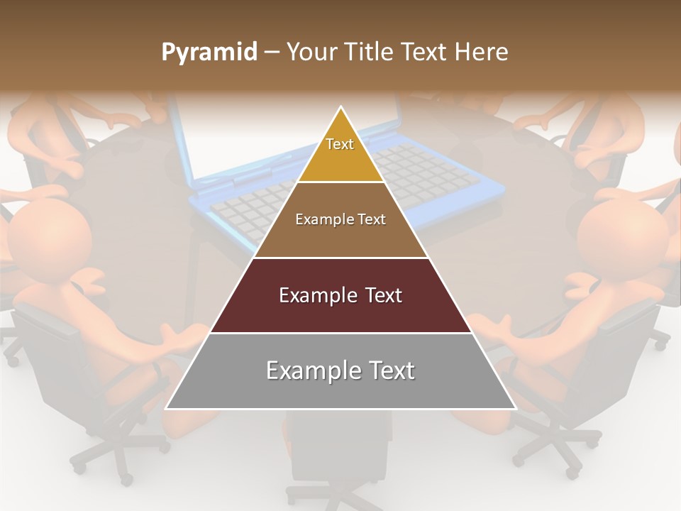 Computer Teamwork Meet PowerPoint Template