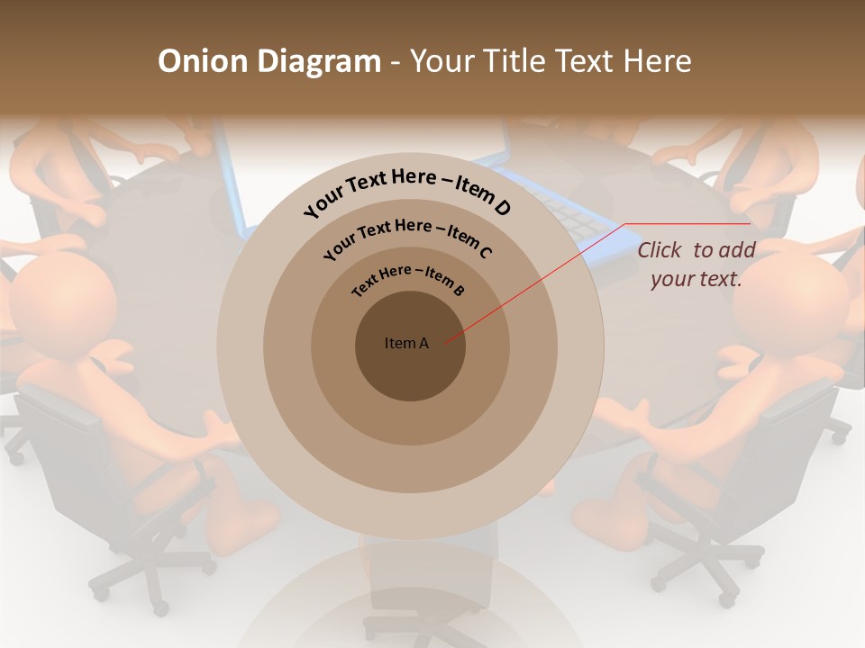 Computer Teamwork Meet PowerPoint Template