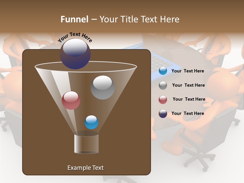 Computer Teamwork Meet PowerPoint Template