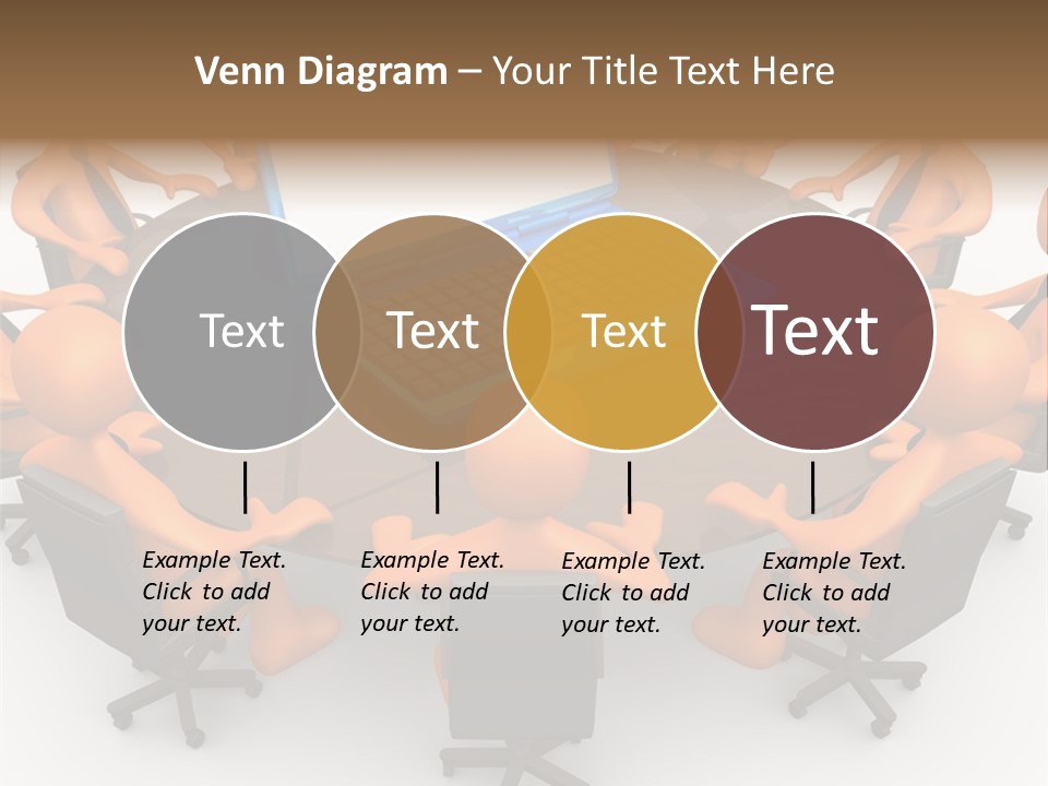 Computer Teamwork Meet PowerPoint Template
