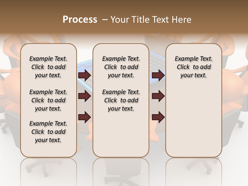 Computer Teamwork Meet PowerPoint Template