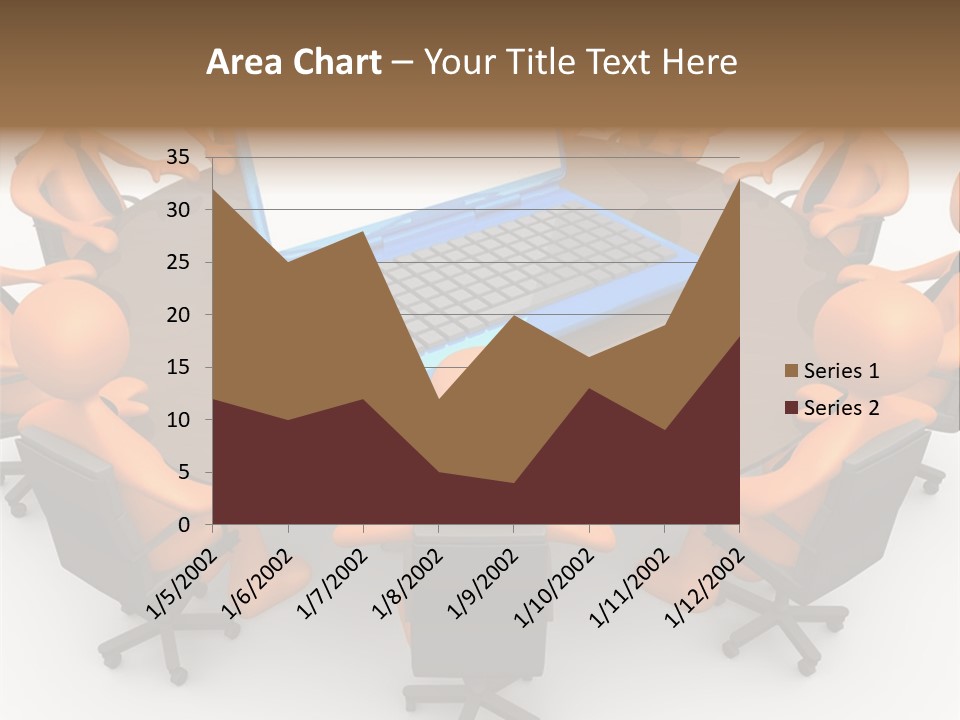 Computer Teamwork Meet PowerPoint Template