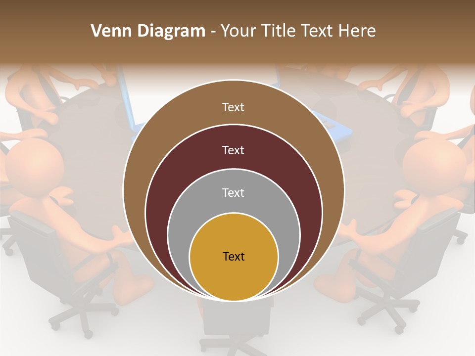 Computer Teamwork Meet PowerPoint Template