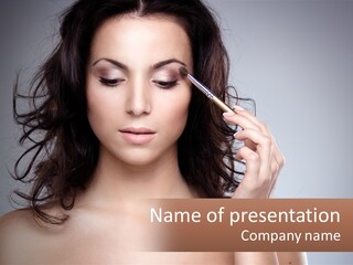 Style Glow Face PowerPoint Template