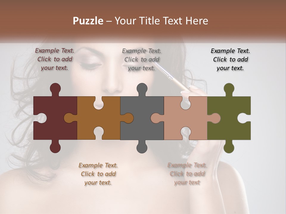 Style Glow Face PowerPoint Template