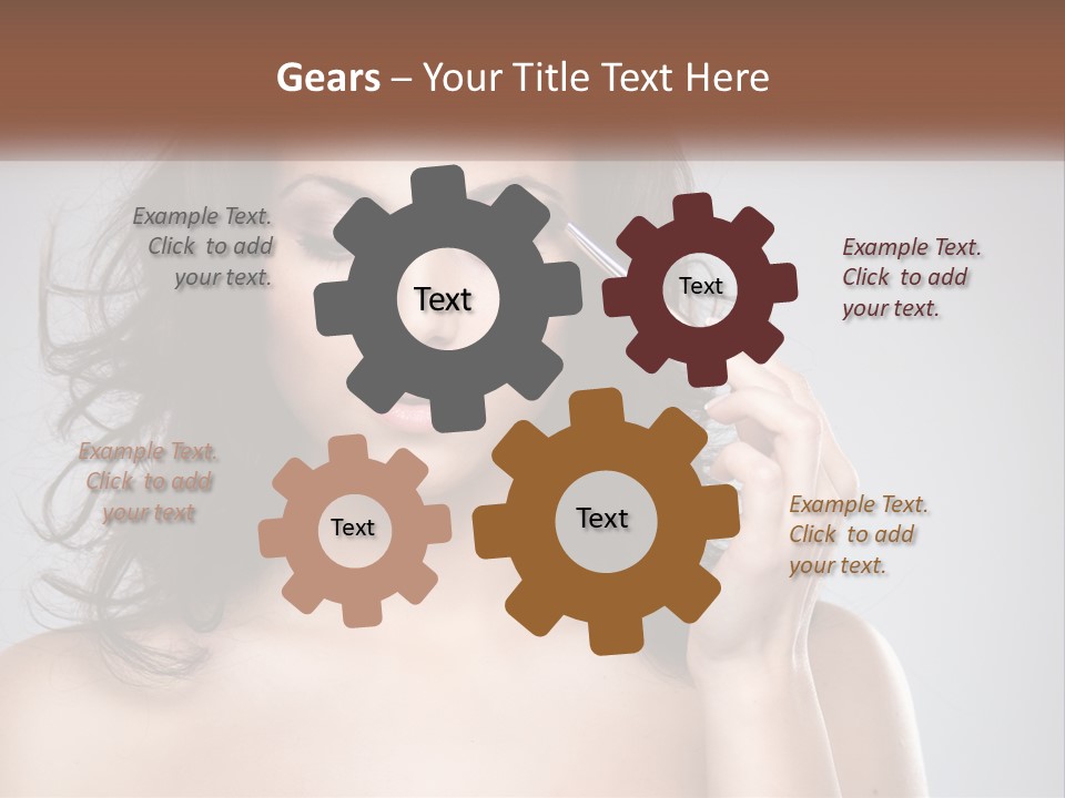 Style Glow Face PowerPoint Template