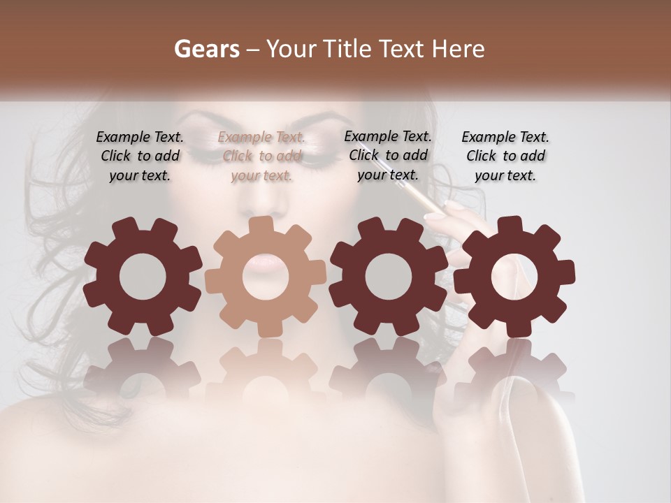 Style Glow Face PowerPoint Template