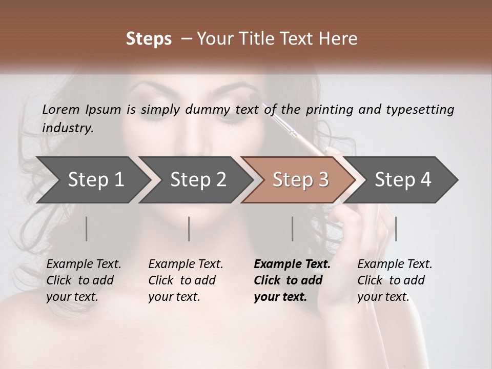 Style Glow Face PowerPoint Template