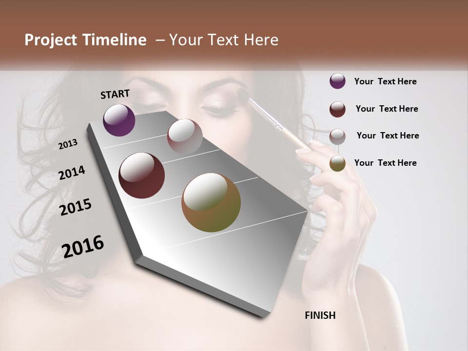 Style Glow Face PowerPoint Template