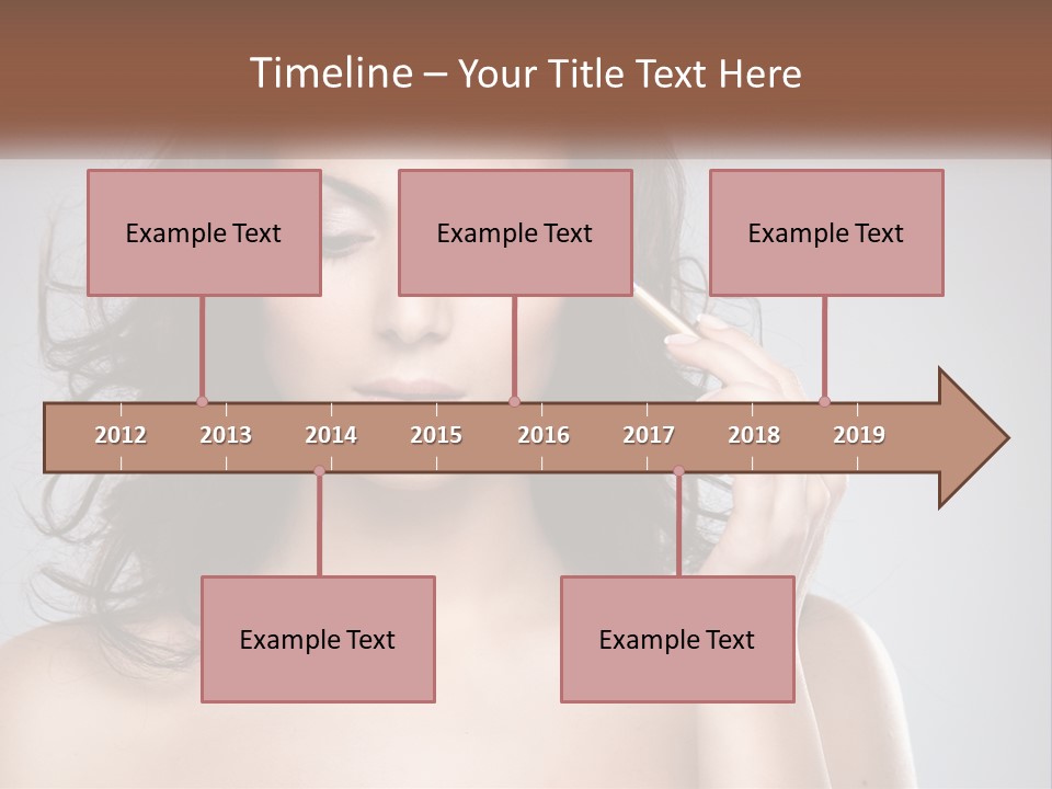 Style Glow Face PowerPoint Template