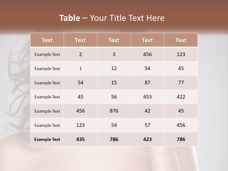 Style Glow Face PowerPoint Template