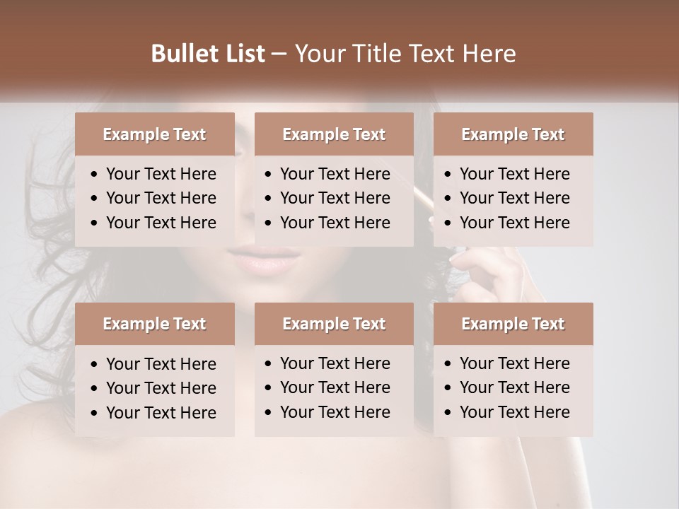 Style Glow Face PowerPoint Template