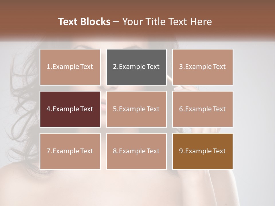 Style Glow Face PowerPoint Template