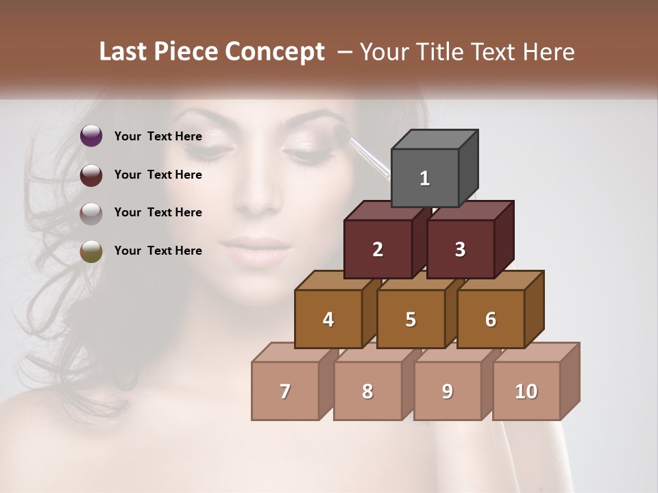Style Glow Face PowerPoint Template