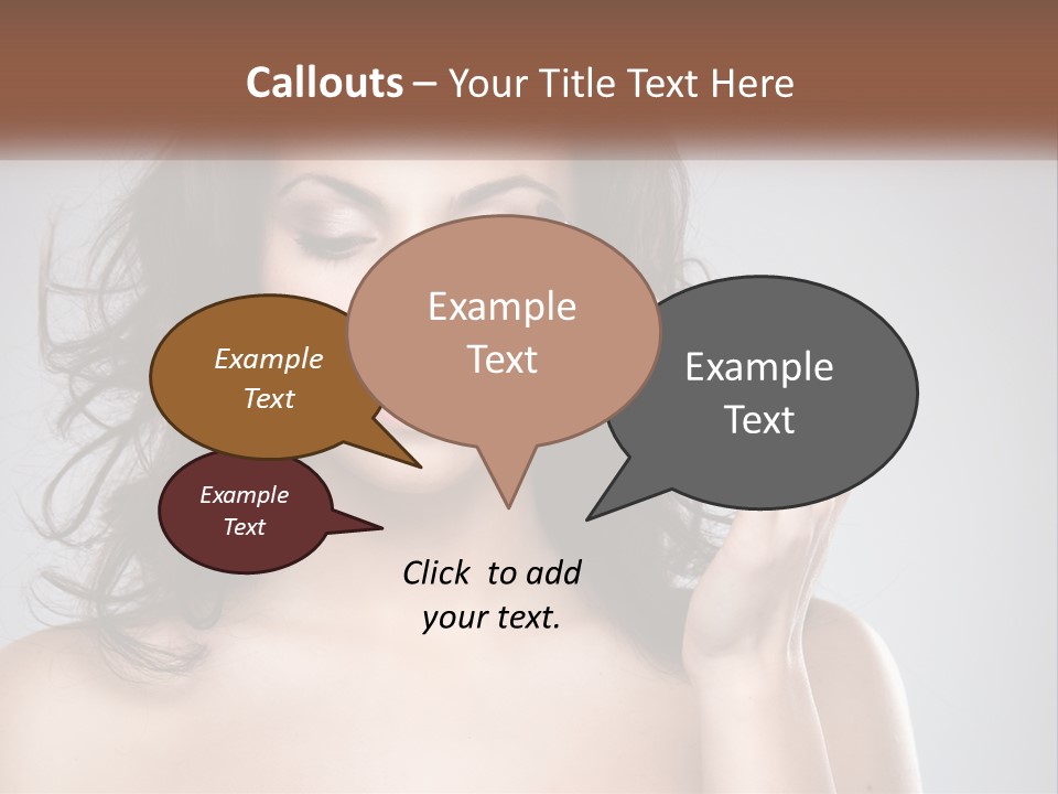 Style Glow Face PowerPoint Template