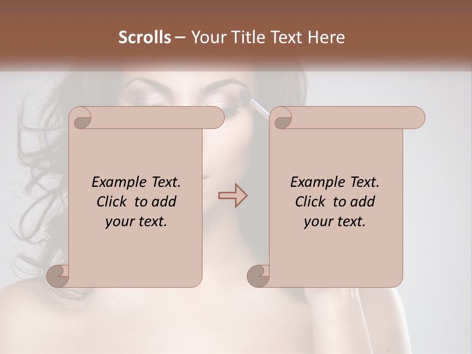 Style Glow Face PowerPoint Template