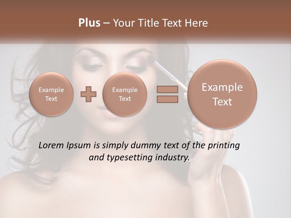 Style Glow Face PowerPoint Template