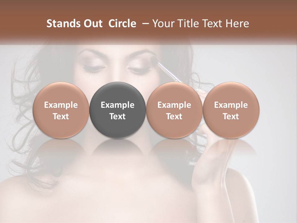 Style Glow Face PowerPoint Template