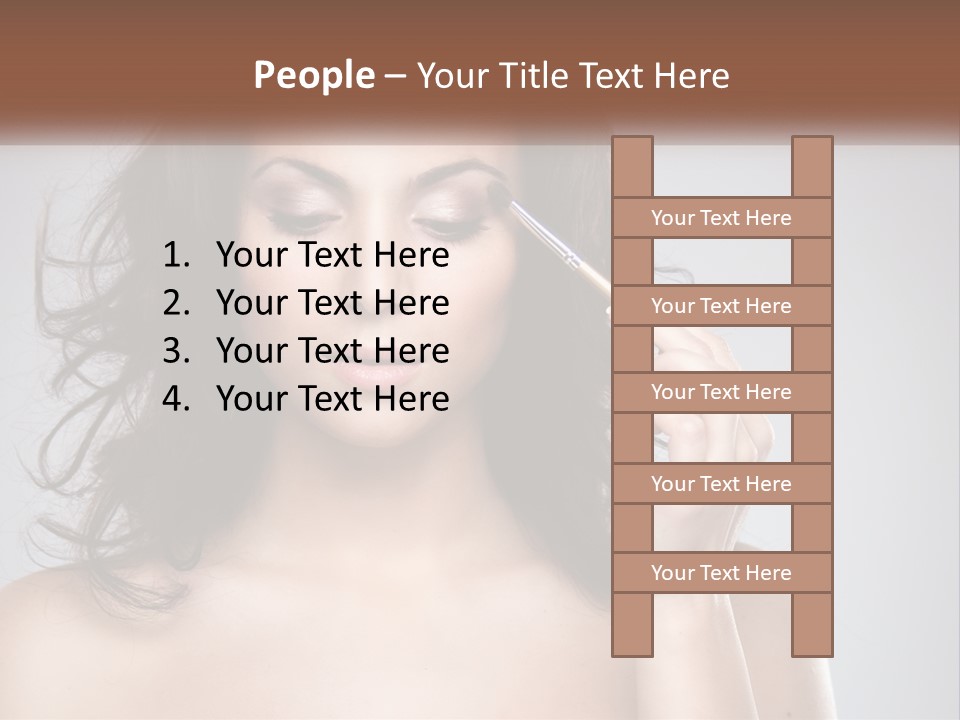Style Glow Face PowerPoint Template