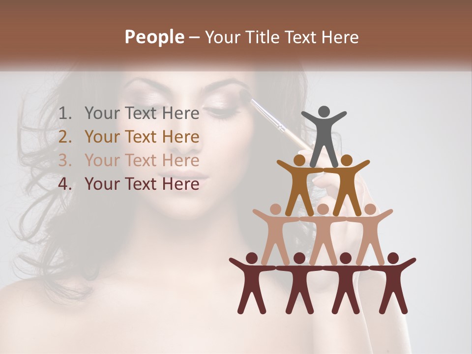 Style Glow Face PowerPoint Template