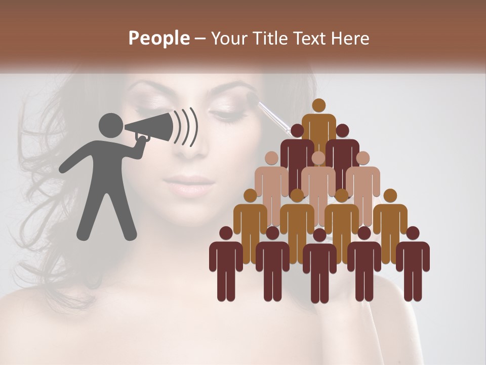 Style Glow Face PowerPoint Template