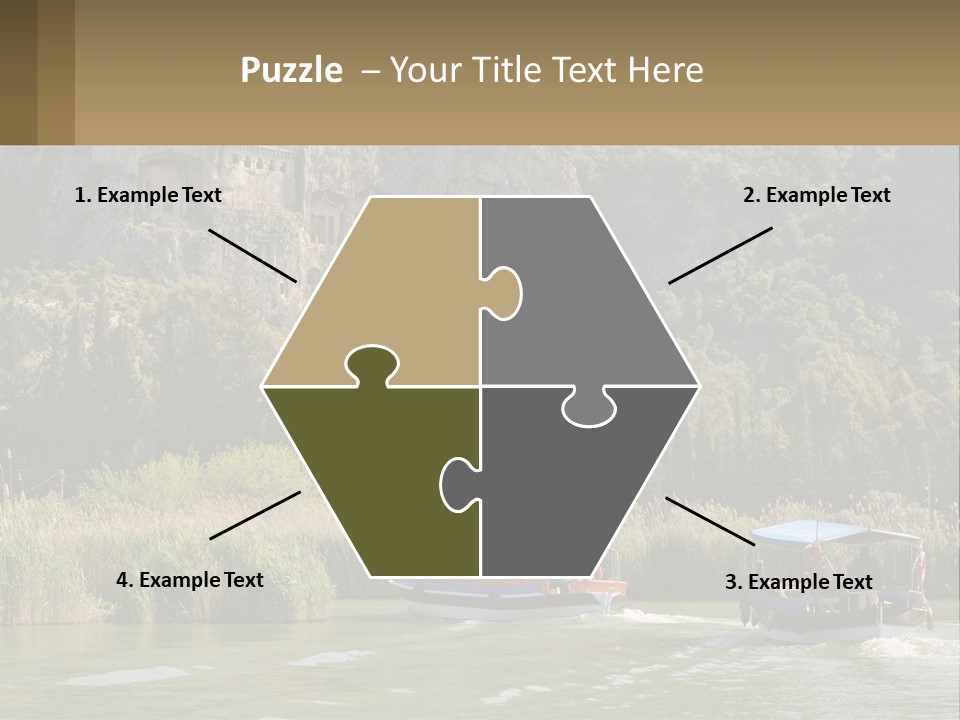 Rock Chamber River PowerPoint Template