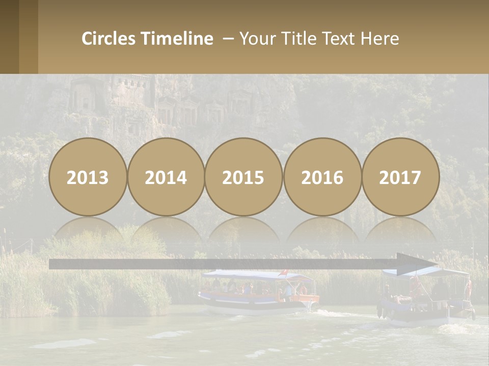 Rock Chamber River PowerPoint Template