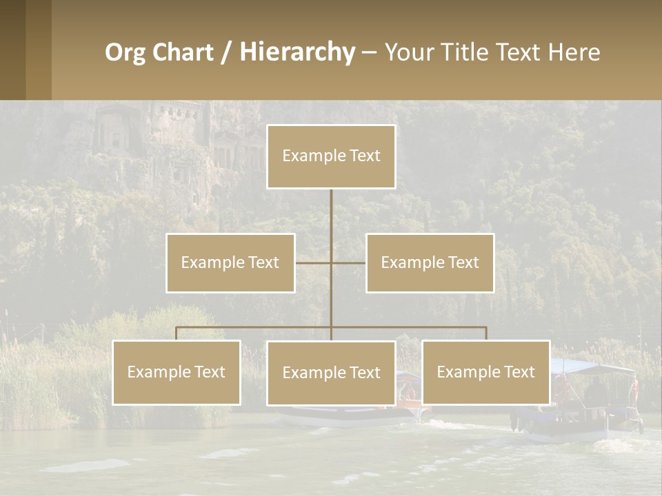 Rock Chamber River PowerPoint Template