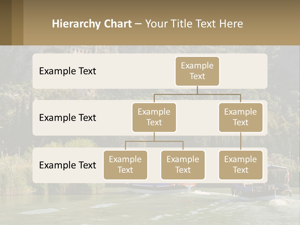 Rock Chamber River PowerPoint Template